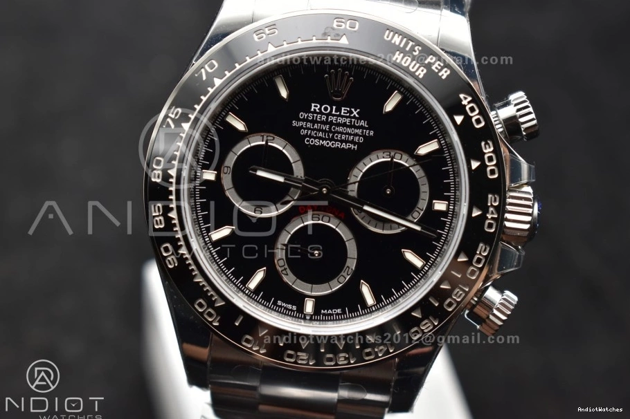 Steel 126500 Dial VSF Daytona Classic 780 Best Black 1:1 Bracelet Edition DD 904L SS on 0511